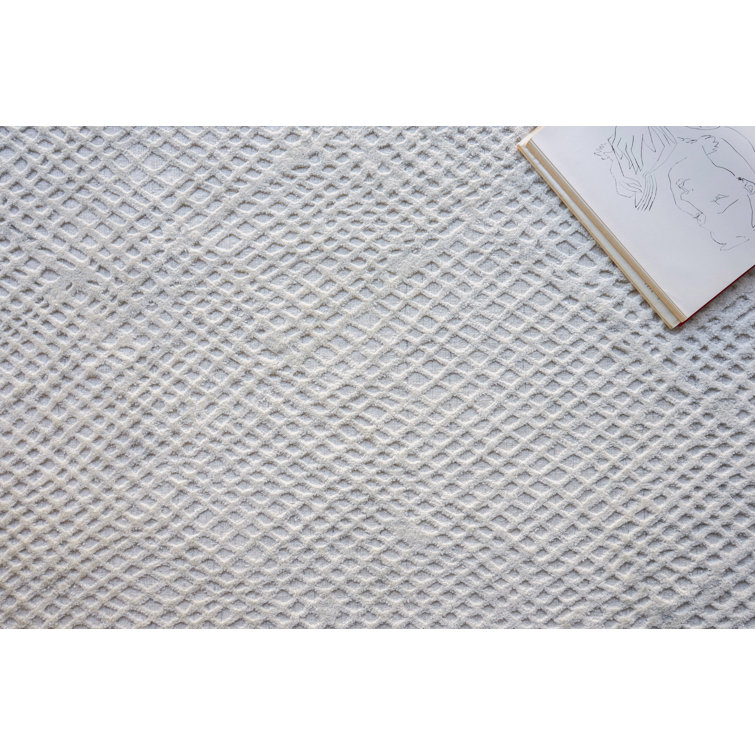 Handmade Geometric Crescendo Viscose & Cotton Rug 12' x 15'