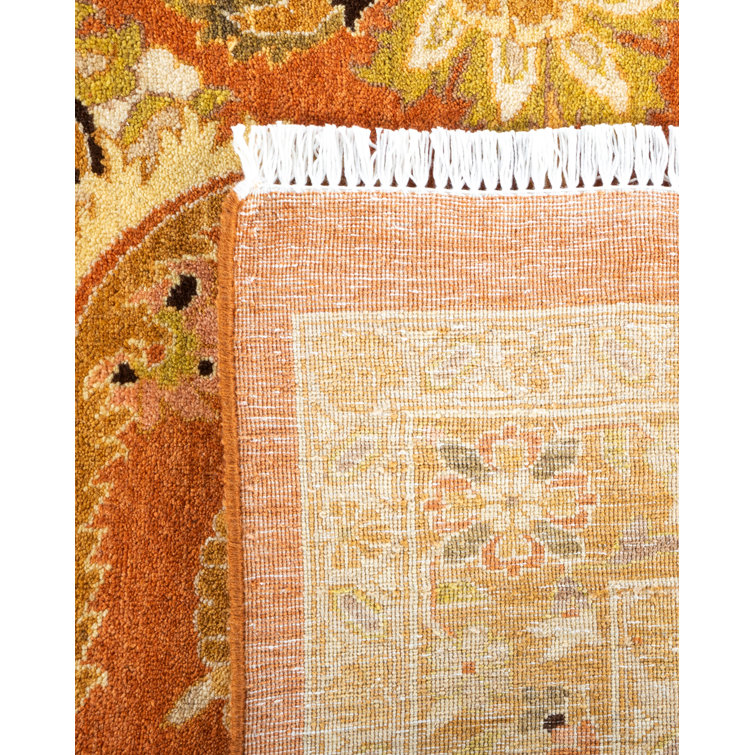Multicolor Hand-Knotted Wool Oriental Mogul Area Rug 11' x 15'