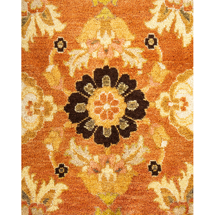 Multicolor Hand-Knotted Wool Oriental Mogul Area Rug 11' x 15'