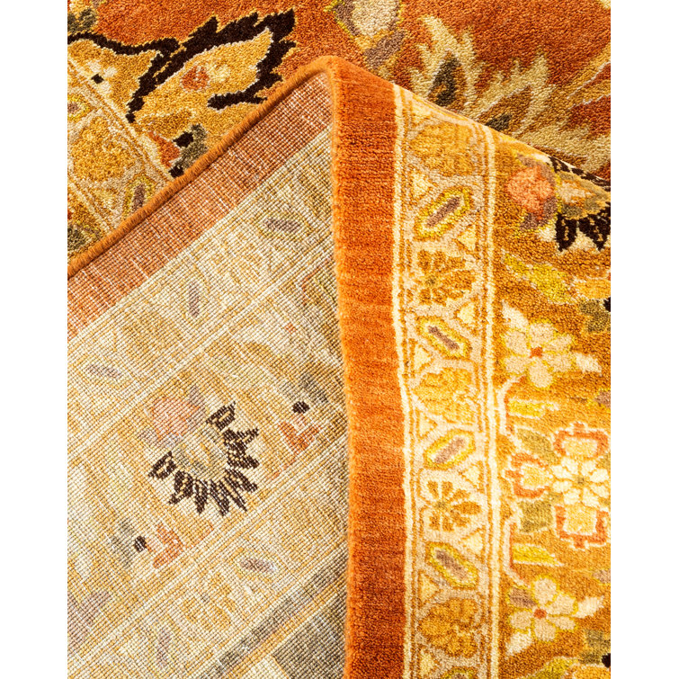 Multicolor Hand-Knotted Wool Oriental Mogul Area Rug 11' x 15'