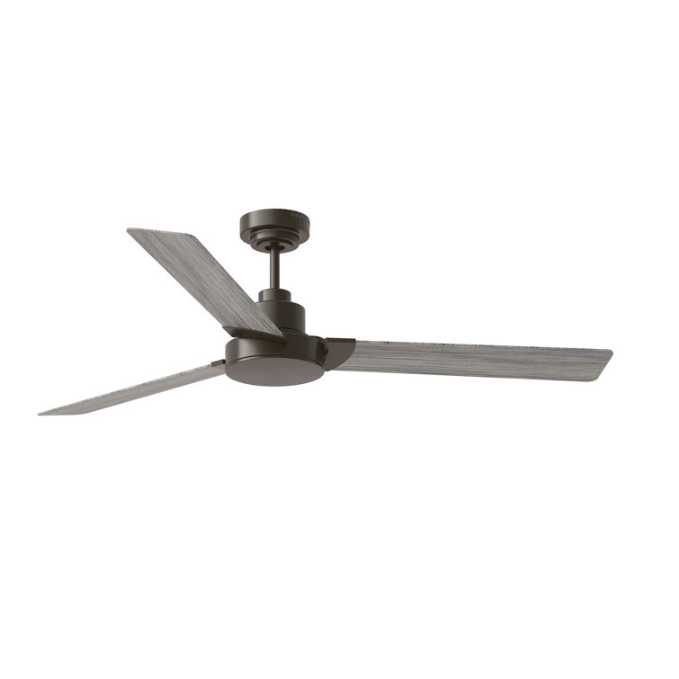 Marra 58'' Aged Gray Steel 3-Blade Ceiling Fan