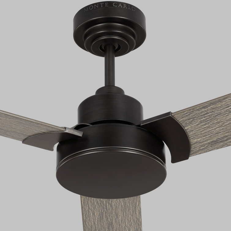 Jovie 44'' Aged Pewter Ceiling Fan with Light Grey Weathered Oak Blades