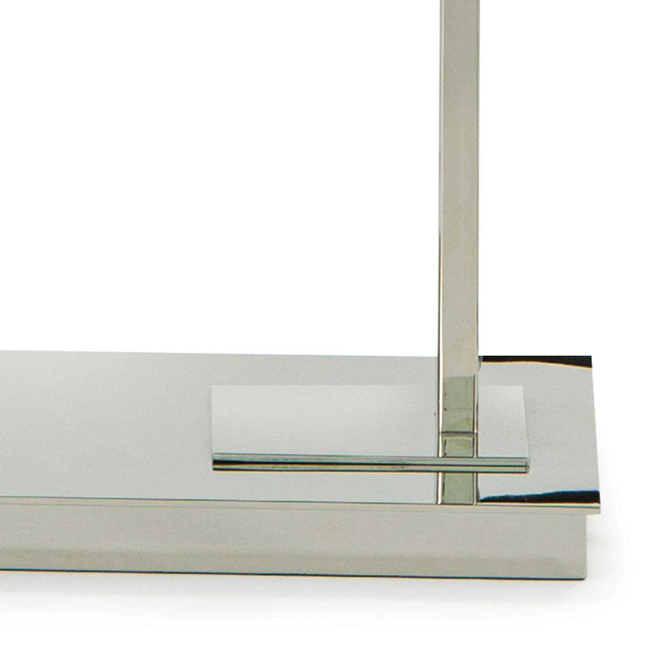 Otto Polished Nickel Arc Adjustable 1-Light Floor Lamp