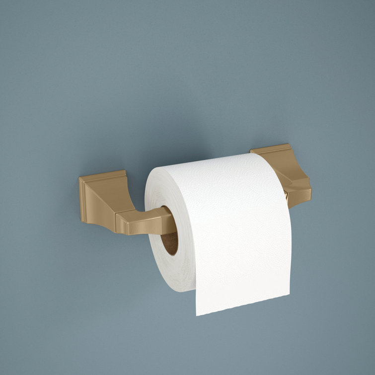 Champagne Bronze Stainless Steel Wall Mounted Toilet Paper Holder