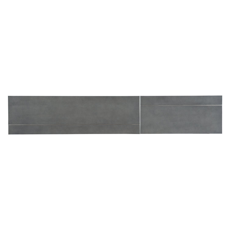 Gray Pewter Metal and Faux Shagreen Console Table