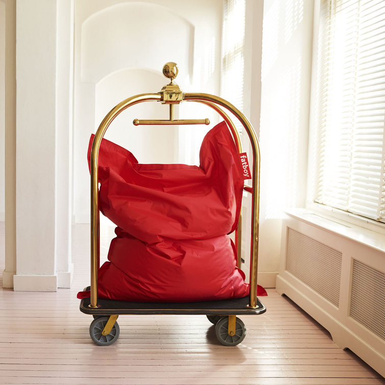 Jukka Setälä Original Red Nylon Bean Bag Lounger