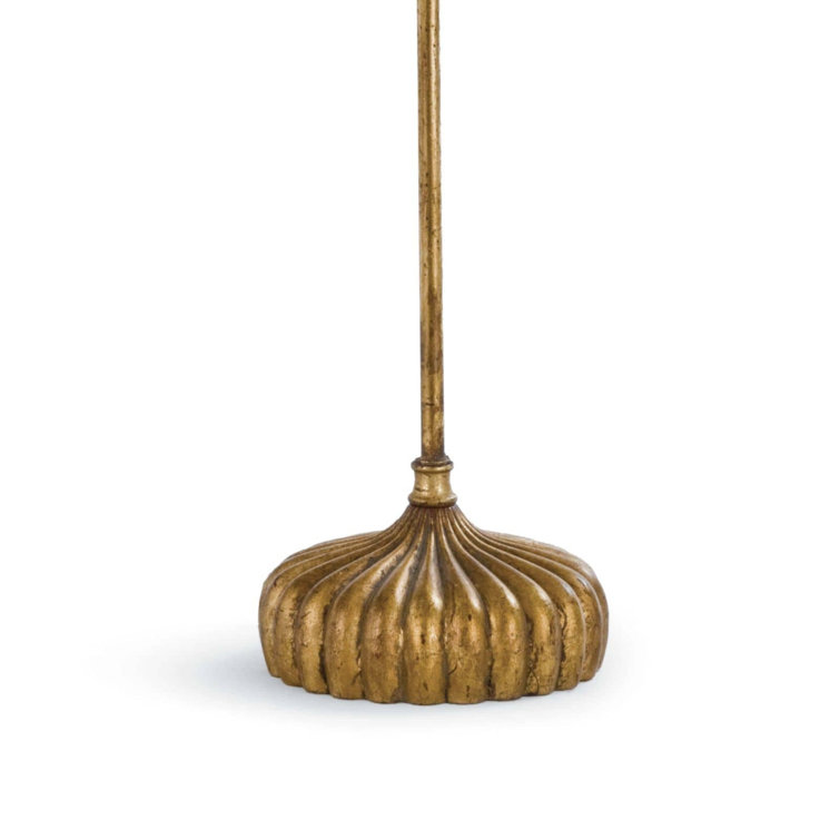 Clove Stem 28.5" Buffet Table Lamp with Black Linen Shade
