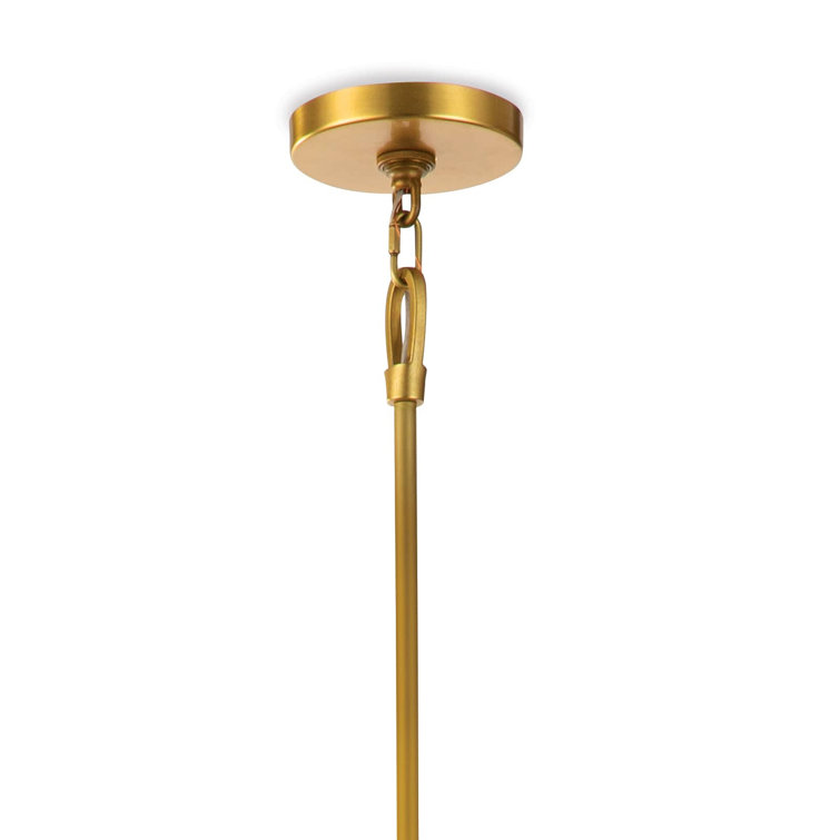 Elegant Sputnik 12-Light Chandelier in Natural Brass