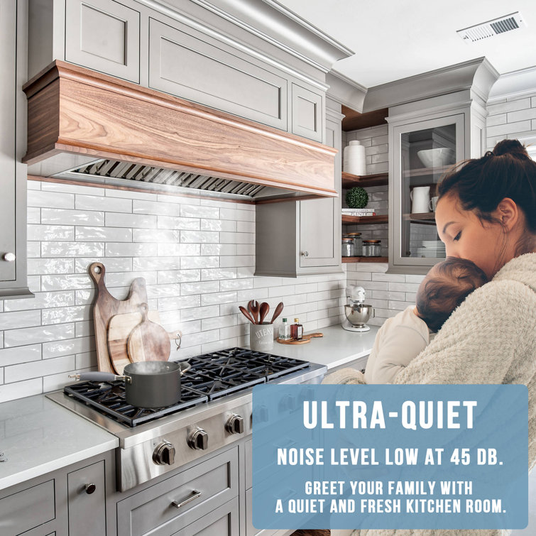 30" Stainless Steel Charcoal Filtered Insert Range Hood