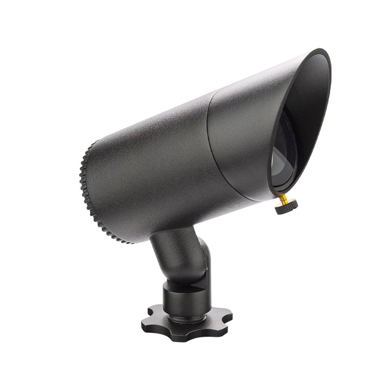 Black Adjustable LED Pathway Spotlight