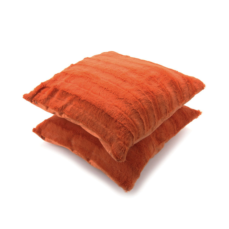 Faux Fur Throw Pillow (Set of 2)