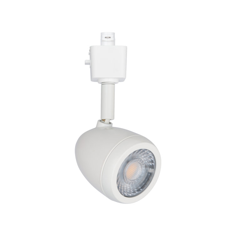 White Adjustable LED Track Head Light