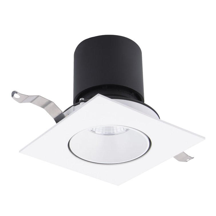 White Aluminum 3'' LED Adjustable Recessed Lighting Kit