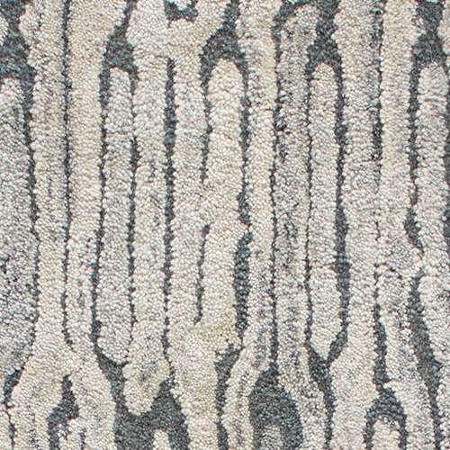 Malone Everglade Blue Hand-Knotted Wool and Cotton 9' x 12' Rug