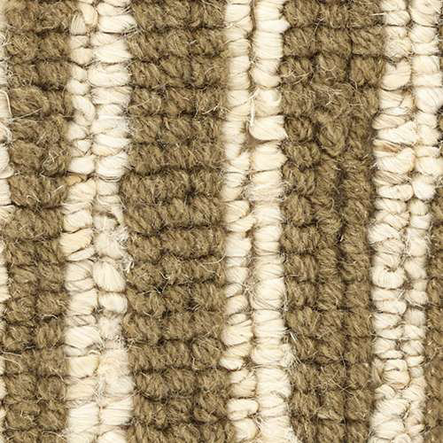 Marie Flanigan Hand Loomed Kelp Stripe Wool Area Rug, 10' x 14'