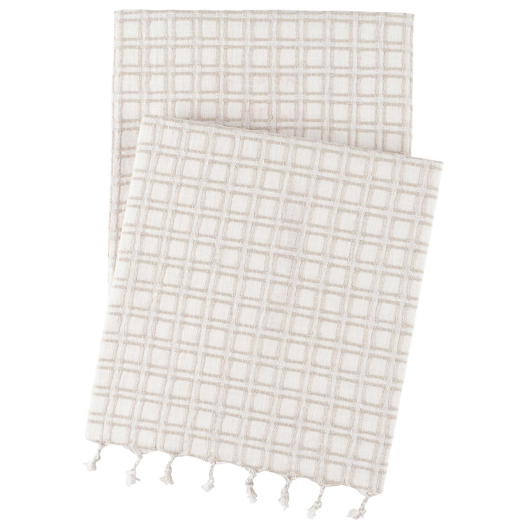 Caldwell Plaster Handmade Linen & Hemp Throw Blanket 50"x70"