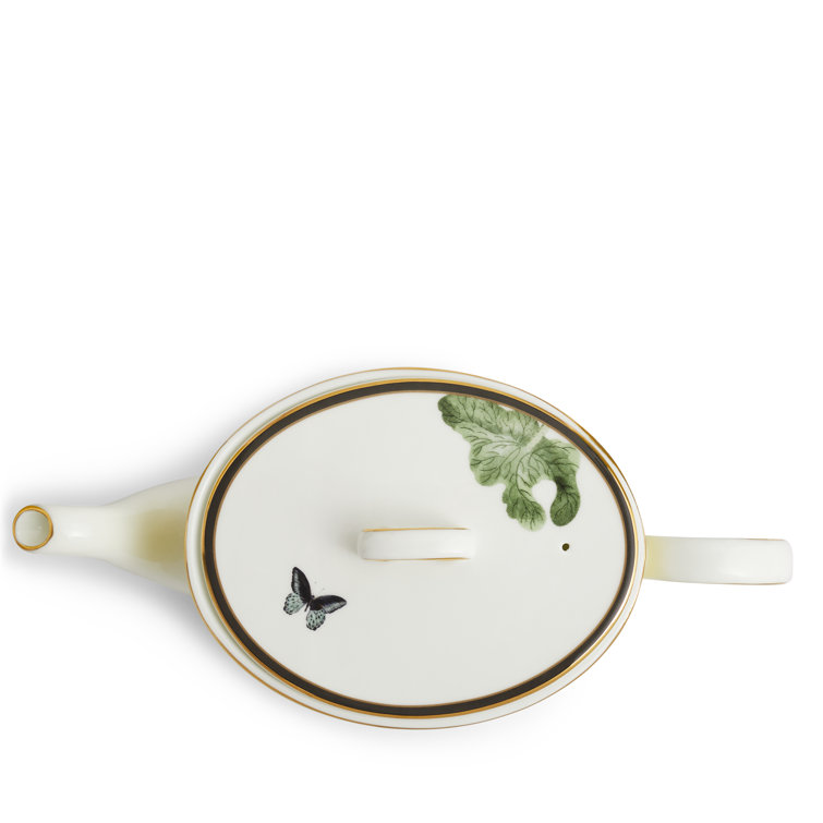 Wonderlust Yellow Floral Fine Bone China Teapot
