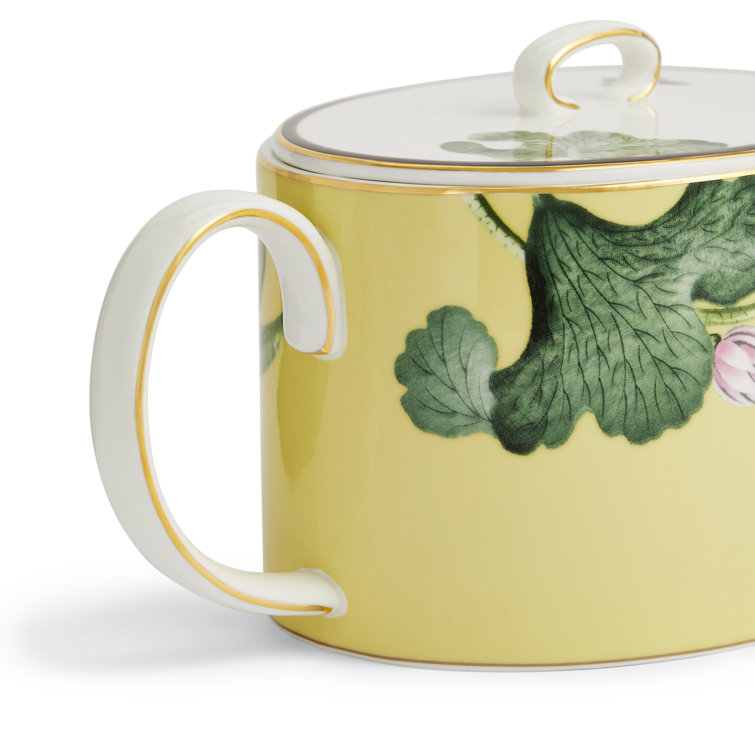 Wonderlust Yellow Floral Fine Bone China Teapot