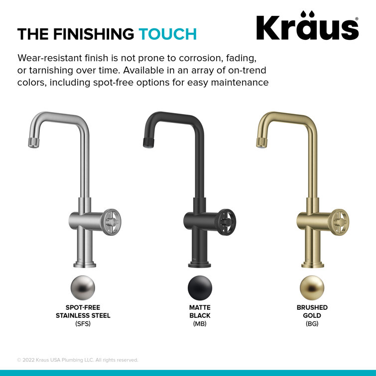 Urbix Industrial Stainless Steel Single Handle Bar Faucet