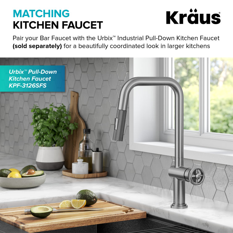 Urbix Industrial Stainless Steel Single Handle Bar Faucet