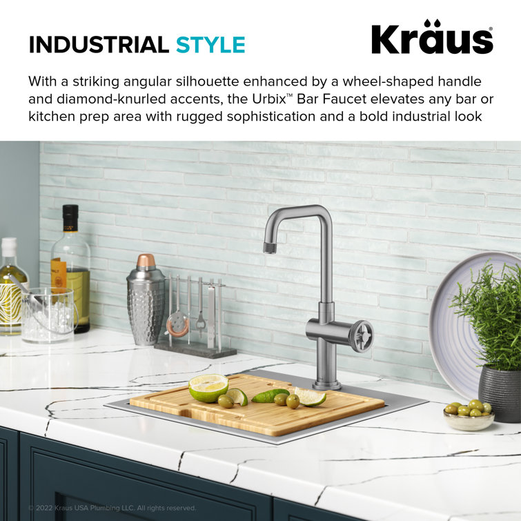 Urbix Industrial Stainless Steel Single Handle Bar Faucet