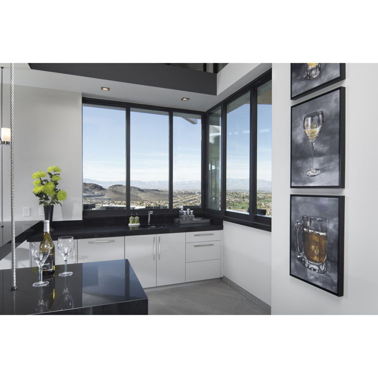 Brushed Nickel 4" LED Square Recessed Trim Light