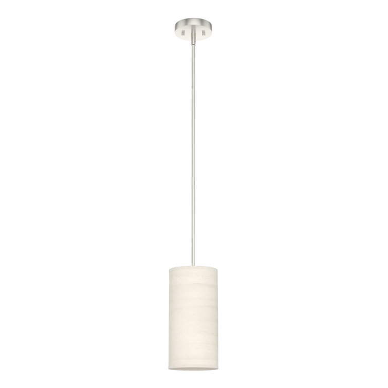 Solhaven 6" Bleached Alder Mini Drum LED Pendant Light