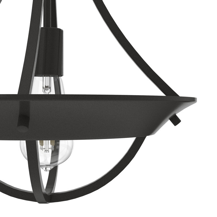 Noble Bronze Mountain Modern 14" Pendant Light with Glass Accents