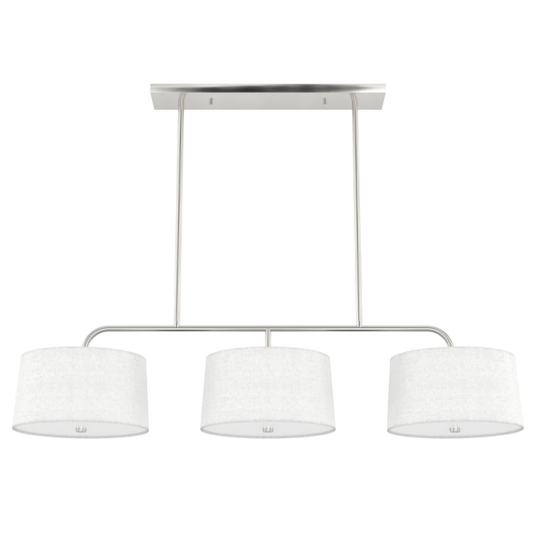 Cottage Hill Brushed Nickel 6-Light Kitchen Island Chandelier