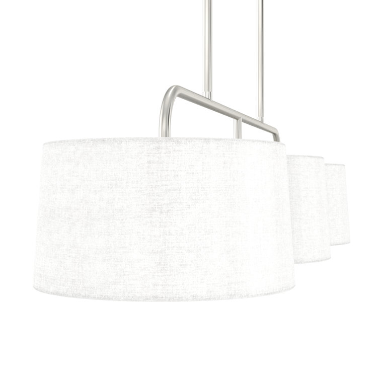 Cottage Hill Brushed Nickel 6-Light Kitchen Island Chandelier