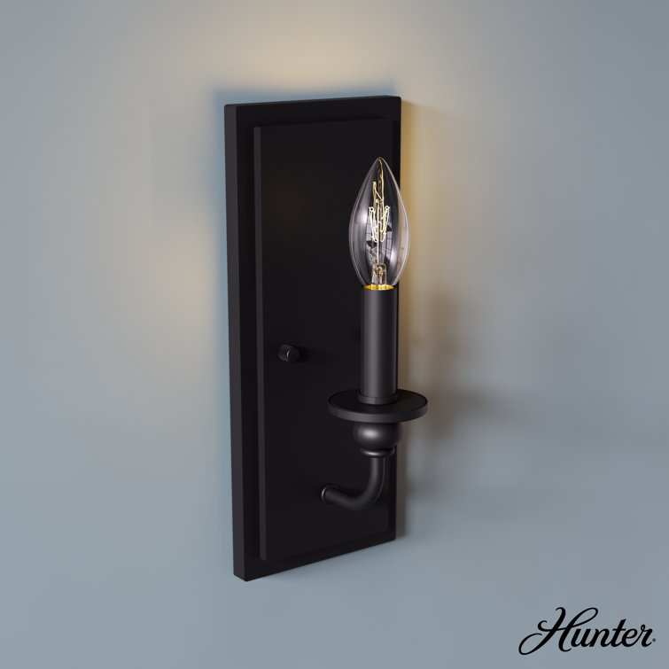 Southcrest Cottage Elegance Dimmable Wall Sconce in Flat Matte Black