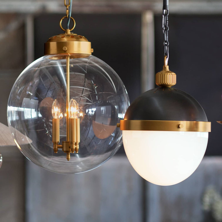 Regina Andrew Polished Nickel 3-Light Globe Pendant