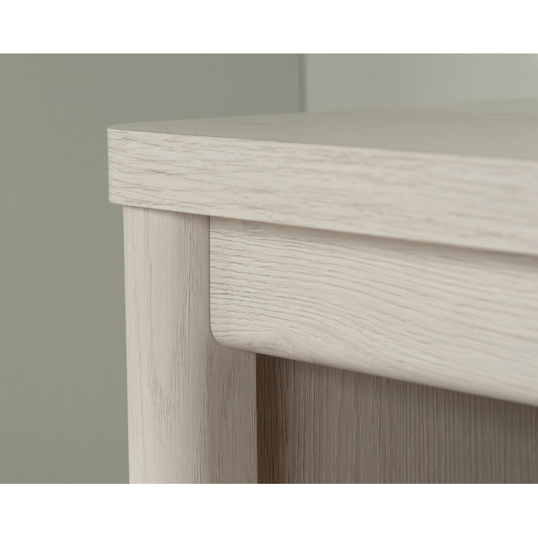 Adjustable Glacier Oak Cubby Storage Bookcase