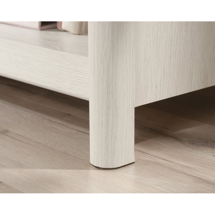 Adjustable Glacier Oak Cubby Storage Bookcase