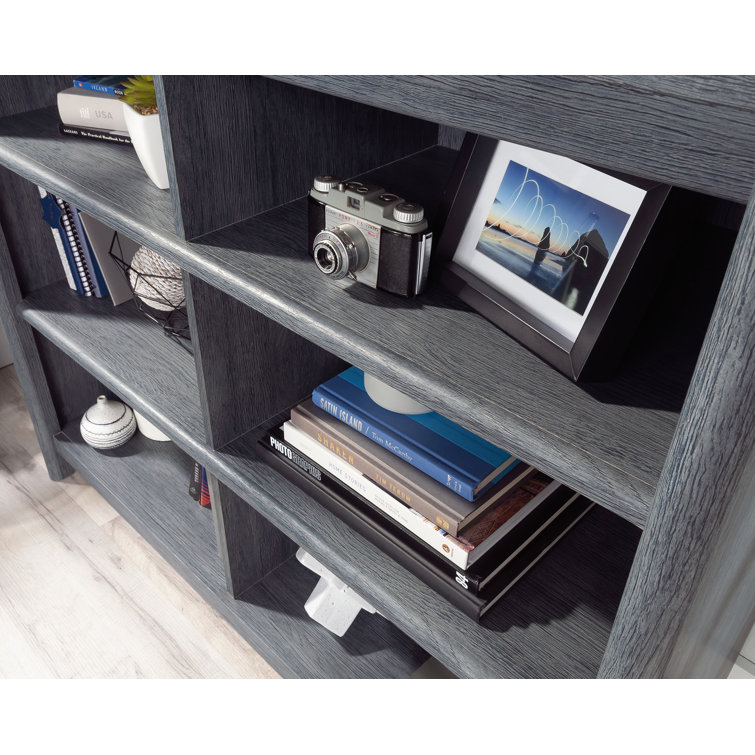 Denim Oak Adjustable Cubby Storage Bookshelf