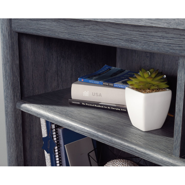 Denim Oak Adjustable Cubby Storage Bookshelf