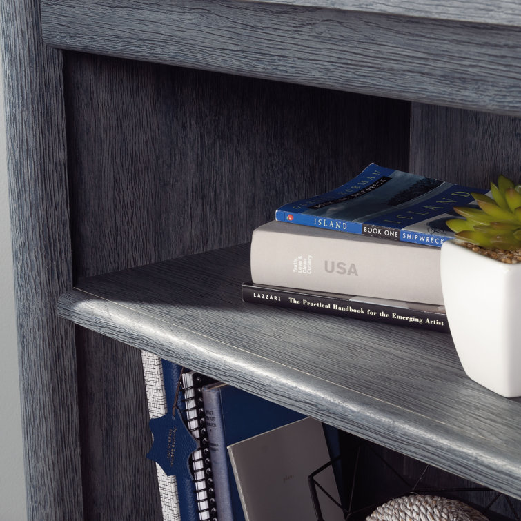 Denim Oak Adjustable Cubby Storage Bookshelf