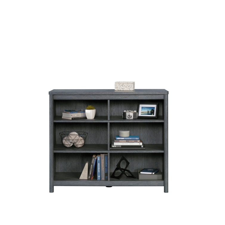 Denim Oak Adjustable Cubby Storage Bookshelf