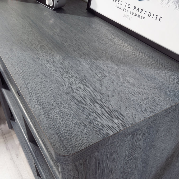 Denim Oak Adjustable Cubby Storage Bookshelf