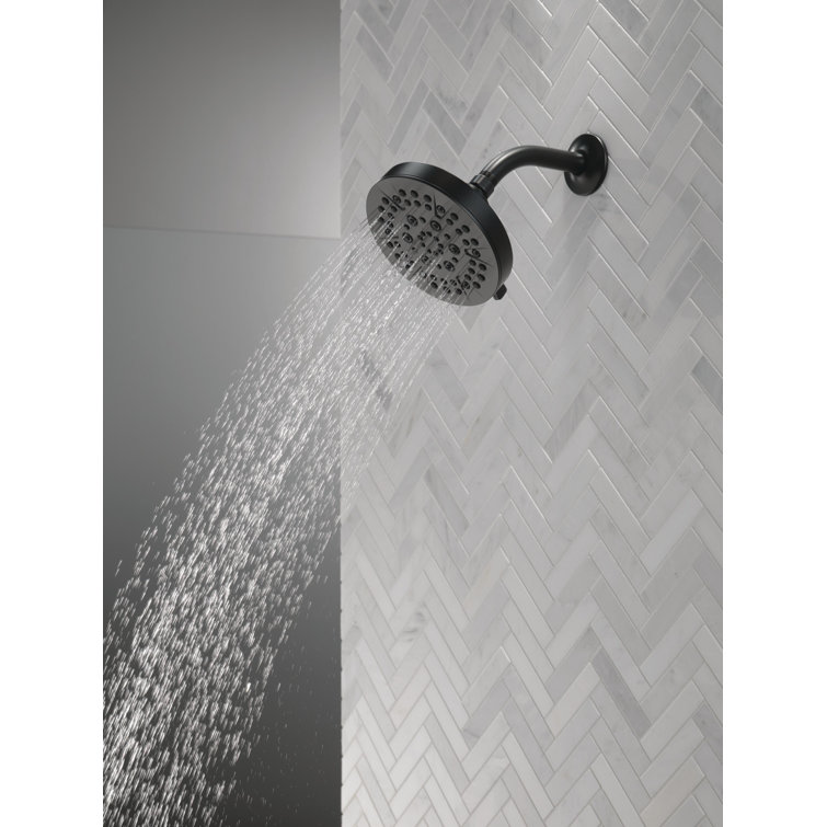 Matte Black Multi-Function Wall Mounted Shower Head