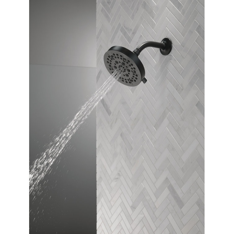 Matte Black Multi-Function Wall Mounted Shower Head
