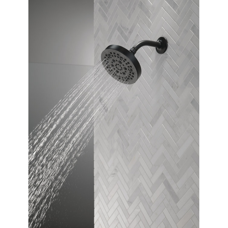 Matte Black Multi-Function Wall Mounted Shower Head