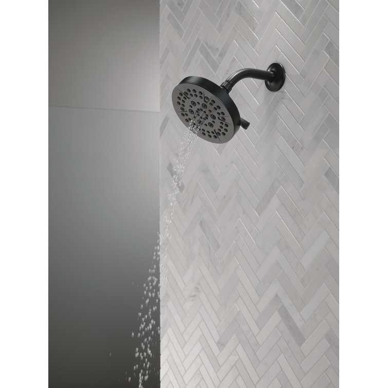 Matte Black Multi-Function Wall Mounted Shower Head