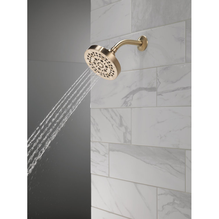 Champagne Bronze 6" Wall Mounted Multi-Function Shower Head