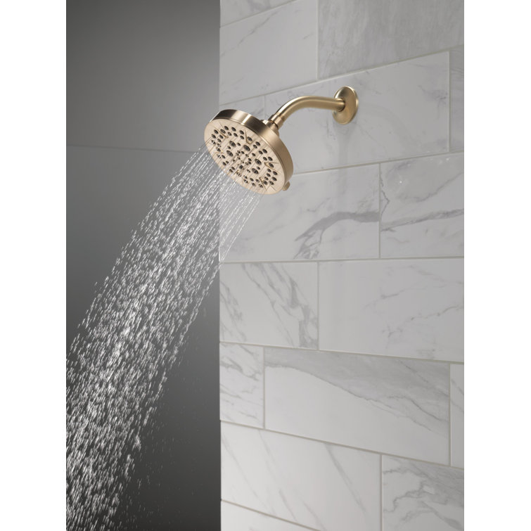 Champagne Bronze 6" Wall Mounted Multi-Function Shower Head