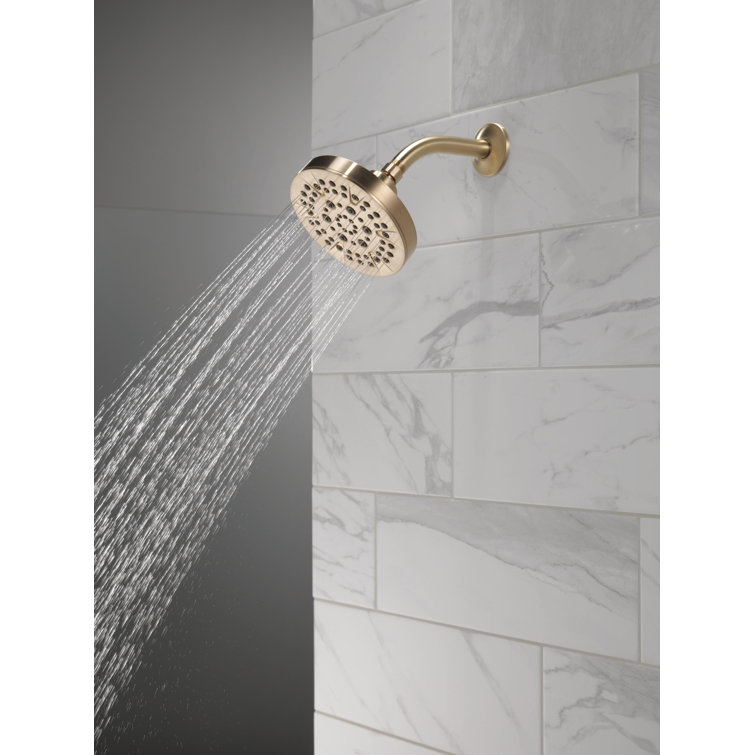 Champagne Bronze 6" Wall Mounted Multi-Function Shower Head