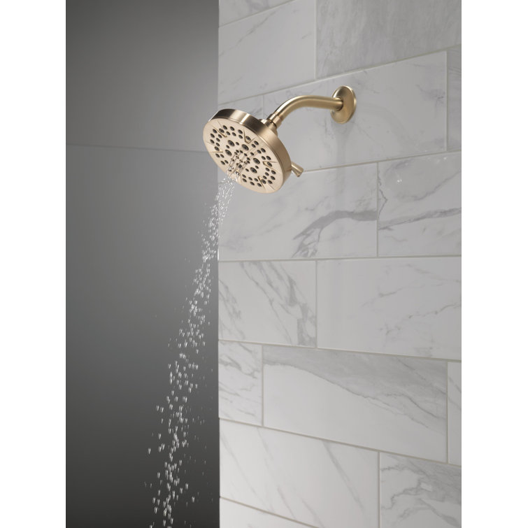 Champagne Bronze 6" Wall Mounted Multi-Function Shower Head