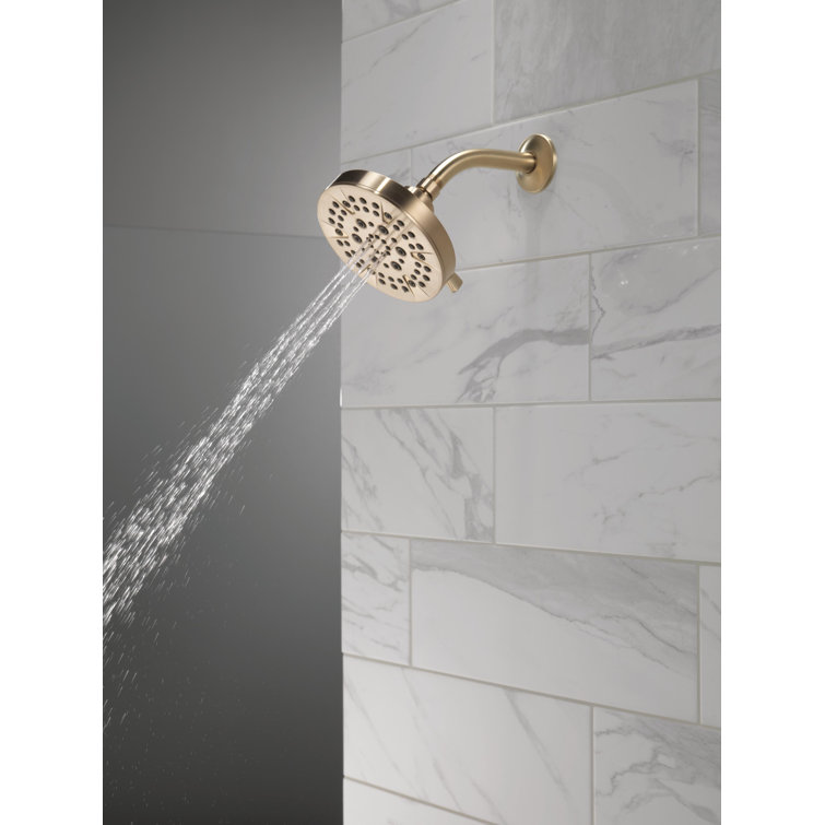 Champagne Bronze 6" Wall Mounted Multi-Function Shower Head