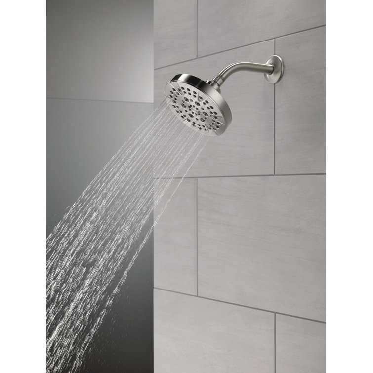 Brushed Nickel Multi-Function Wall Mounted Shower Head