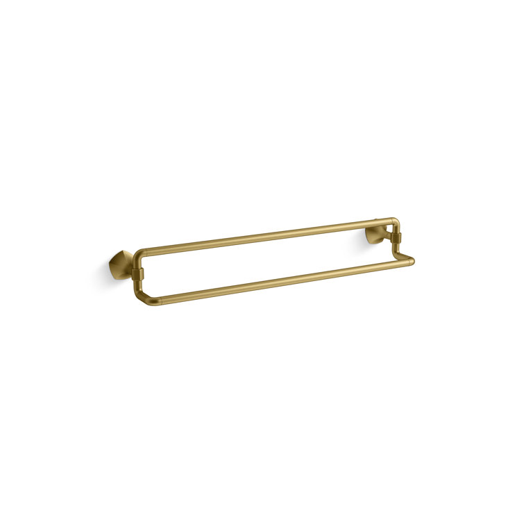 Occasion 24" Gold Brass Double Towel Bar